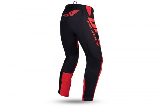 Ufo Pantaloni Da Moto Nero/rosso Unisex